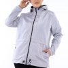Женская ветровка Escetic большого размера с капюшоном и водоотталкивающей оболочкой, легкий спортивный стиль, 46 размер