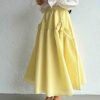 Сарафан с желтым бантом Bella, размер 40/42, длина 95 см, изготовлен из 50% хлопка и 50% полиэстера